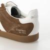 MOBUS Men's Suede and Genuine Leather Sneakers, Sport, Casual, Walking, Commuting, School, Travel, Current Model, BERLIN SD (BURNED UMBER/WHITE, Size