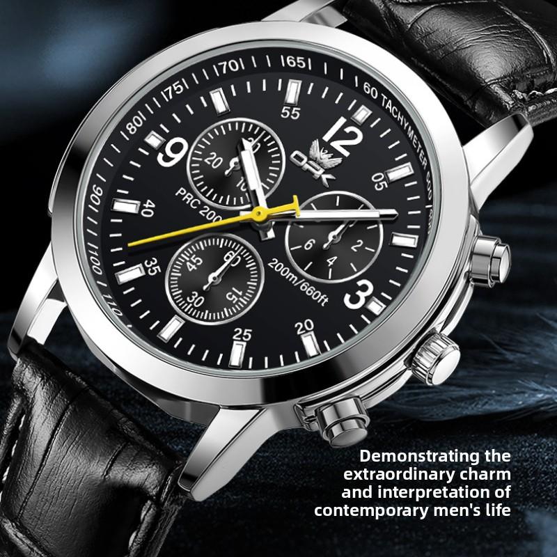 OPK Brand Waterproof Luminous Men's Automatic Quartz Watch Student Korean Version Digital Large Dial
