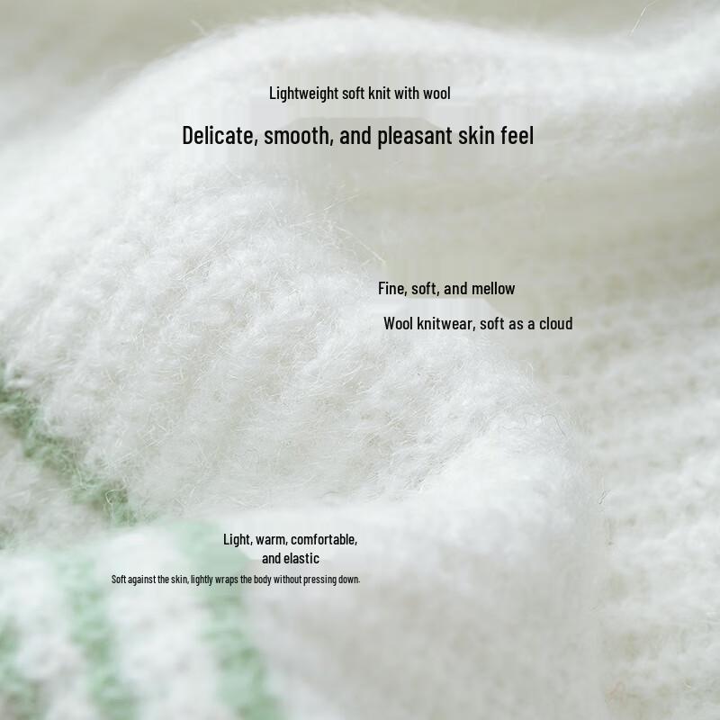 Women's Dopamine Colorful Striped Knitted Sweater