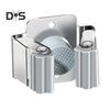 Wall Mount Broom Holder Non-Slip Design Simple Installation Stainless Steel Heavy Duty Mop Holder Broom Hanger with Screws