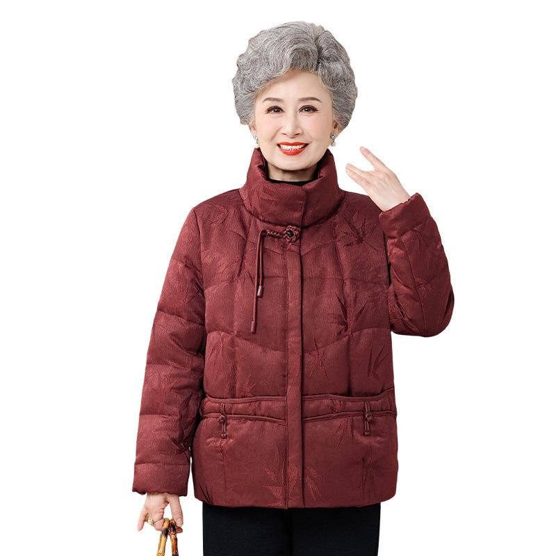 Stilvolle Winter Daunenjacke für Frauen mittleren Alters und ältere Frauen
