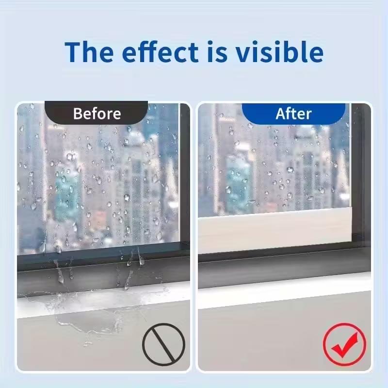 1PC 2/4m Window Anti-Condensation Strips Glass Water Absorb Stickers Window Condensation Absorbent Strips Moisture Absorbers