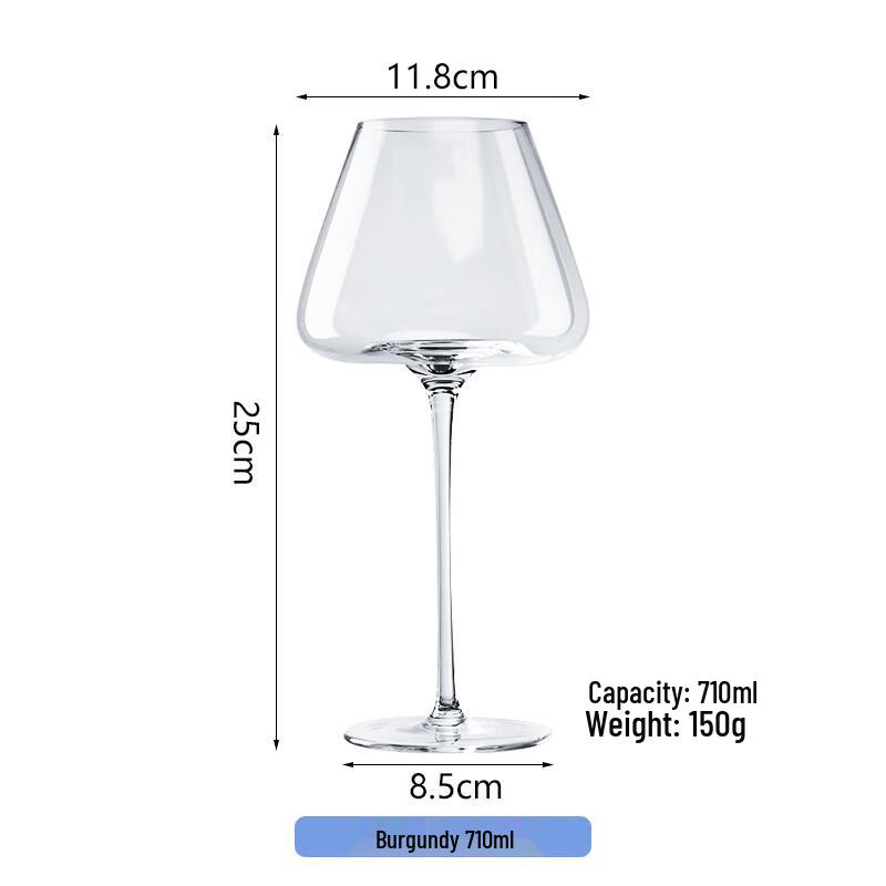 Yicheng Plastic Burgundy Red Wine Glass