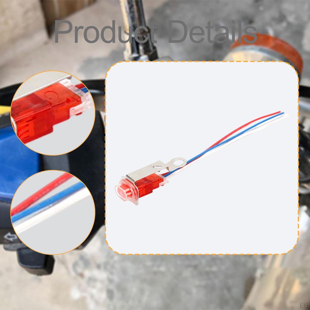 Flash Button Warning Switch, PP Replacement Control, Quick Installation, Suitable for Motorcyclists,