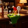 Golf Game Bottle Opener Desk Clamp Design Golf Player Figurine Beer Opener With Golf Ball Opener Funny Golf Themed Bar Decor