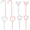 Christmas Decoration Supplies Creative Candy Cane Pendant Red And Green Lollipop Pendant Pentacle Christmas Tree Cuttings