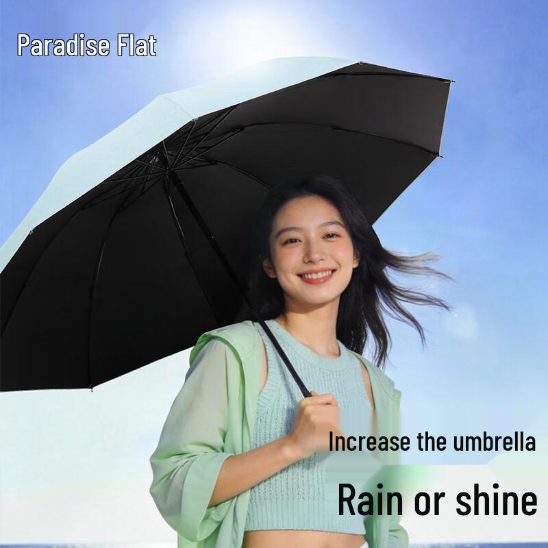 3-Fold 10-Rib UV Protection Rain & Sun Umbrella