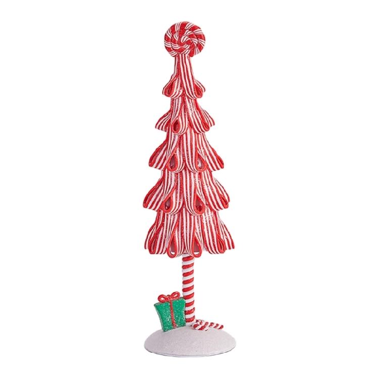 Vibrant Sugar Christmas Tree Ornament Durable PVC Ornament For Holiday Party Home Office Decoration