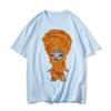 Funny Chicken Hamster T Shirt Men Women Clothes Fashion Harajuku Hip Hop Streetwear Summer 100% Cotton Short Sleeve Cute Tops