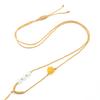 Hand-Woven Adjustable Hetian Jade Pendant Necklace for Women