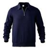 European-American Men's Half-Zip Jacquard Sweatshirt - 2025 Spring/Autumn Collection