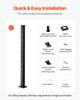 Cable Railing Post 42x2x2 In with 30° Angled Holes 1JZLGZXHS106W3XAA001V0