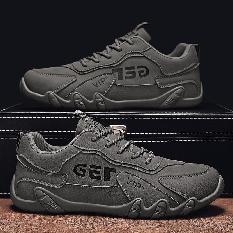 Men's Casual Sneakers Loafers Man Sneakers Sports and Leisure Leather Casual Soft and Comfortable Shoes for Men Fashion New