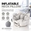 Foldable Travel Neck Pillow Cooling Fabric U-Shaped Neck Pillow  For Neck Headrest Sleep Support