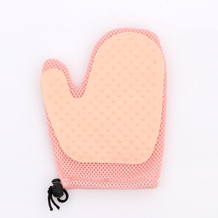 

New Upgrade Pet Hair Remover Glove Dog Grooming Brush Cat Cleaning Gloves Self Grooming Shedding Mitt Dog Bath Mitt Supplies розовый