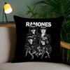 Rock R-Ramones Pillow Case Office Sofa Dorm Chair Back Short Plush Double-Sided Printing Home Cushion Cover
