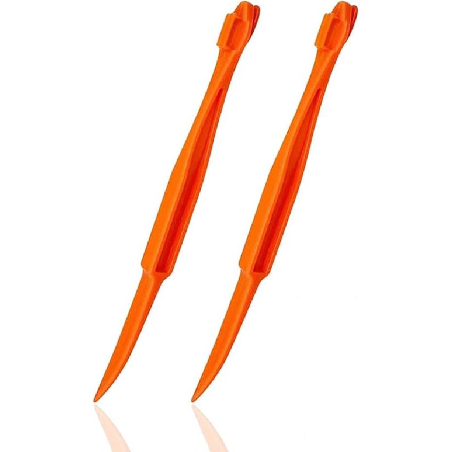 Orange Peeler Tools - Plastic Orange Peeler Citrus Remover Easy Open Lemon Citrus Peel Cutter Vegetable Slicer Fruit Tools Kitchen Gadgets (Orange 2