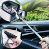 Car Telescopic Rearview Mirror Squeegee Portable Rainy Glass Window Handheld Wiper Car Side Mirror Cleaning Tool