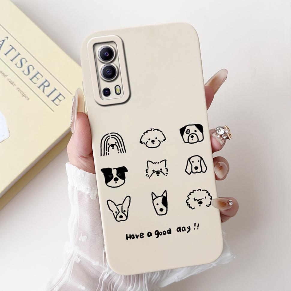 For Vivo Y72 5G Casing V2041 Colorful Flower Cartoon Cover Silicone Soft TPU Phone Case For Vivo Y 72 Y72  5G Coque Fundas Capas