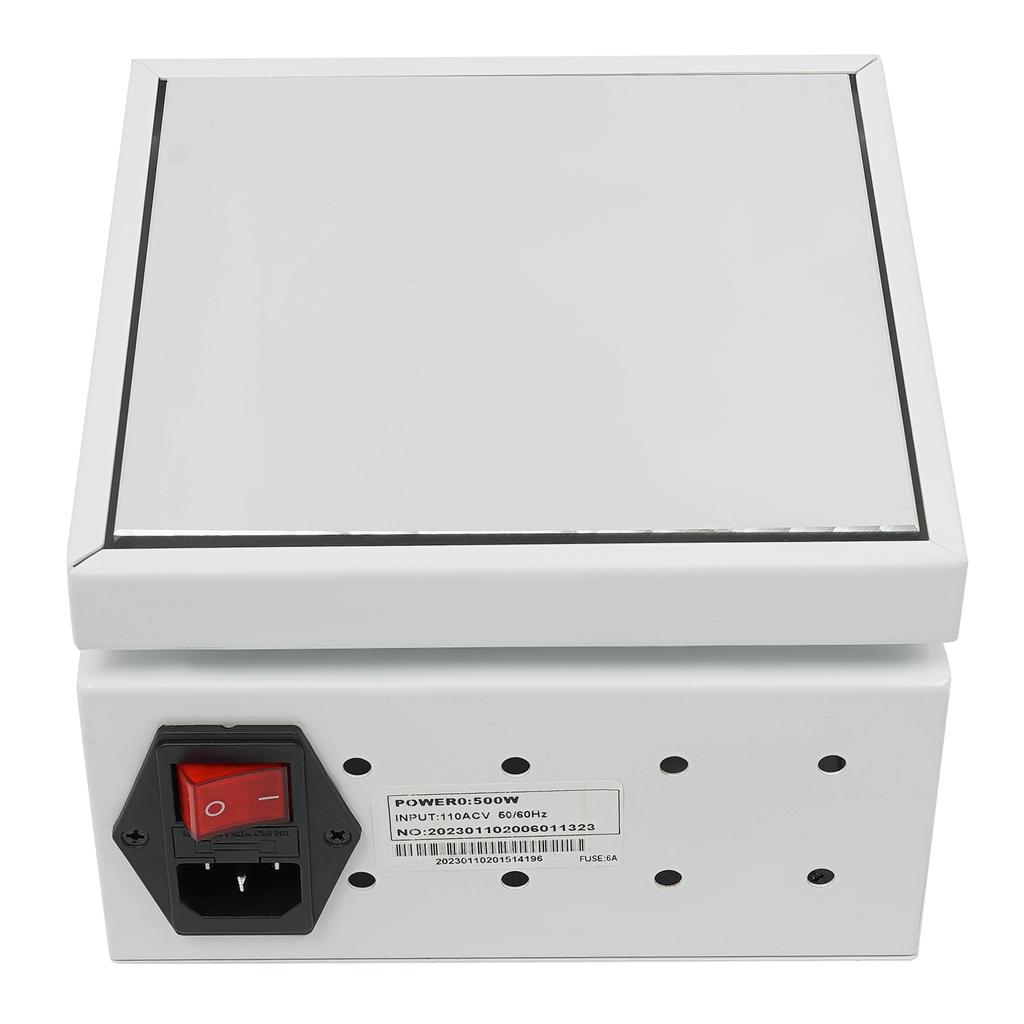 500W Electric Soldering Hot Plate, Electric Preheat Soldering Station, LED Microcomputer Preheating Welder Hot Plate Rework Lab