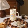 Star Prince's High Looking Ceramic Straight Cup Water Cup Gift Cute Fairy Tale Ceramic Cup Summer Vacation Gift Cup