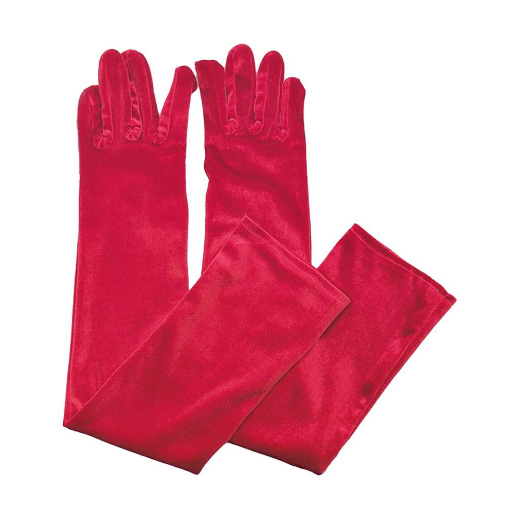 Wedding Gloves Proms Gloves Pleuche Long Gloves for Opera Women Lady Theme Proms Costume Accessories