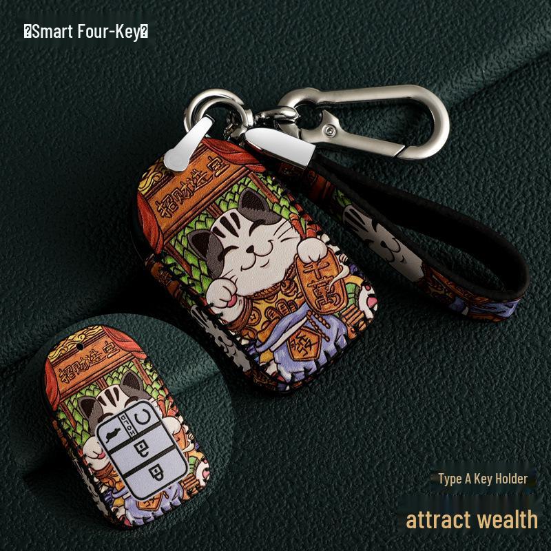 

Honda Car Key Case for 10th Gen Accord, Civic, Breeze, XRV, Lingpai, Vezel, Avancier, CRV, Envix, Guochao Box packaging