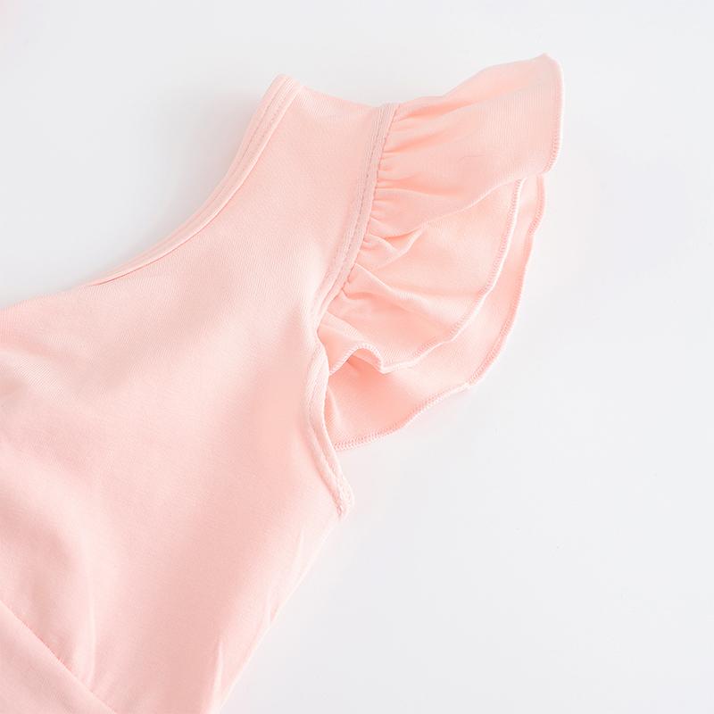 Ballet Leotards For Girl Toddler Short Ruffle Sleeve Dancer Outfit Rhythmic Gymnastics Bodysuit