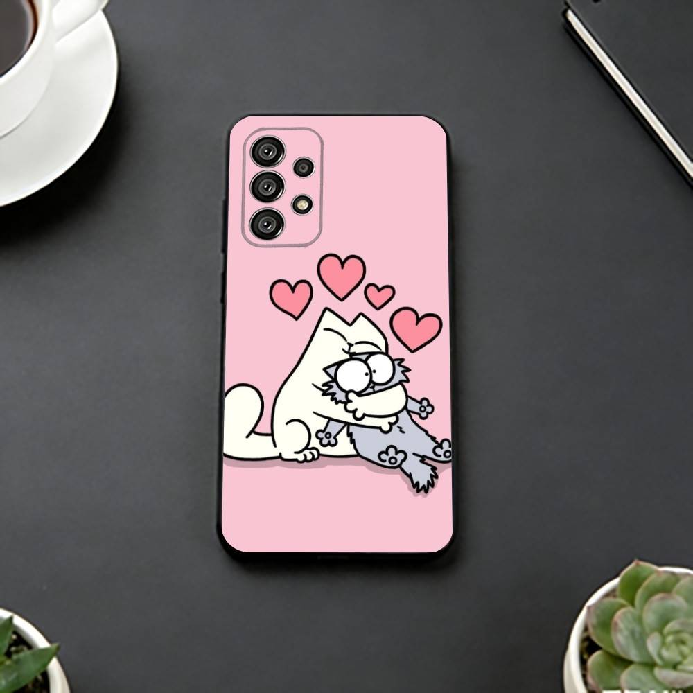 

Чехол для телефона S-Simons And C-Cats Черный Силиконовый Мягкий Для Samsung S25,S24,S21,S22,S23,S30,Ultra,S20,Plus,Fe,Lite Samsung S24