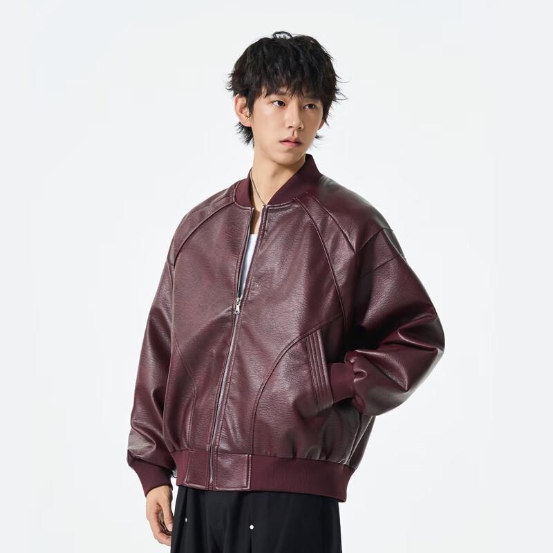 Fengxun Bubble PU Short Casual Jacket