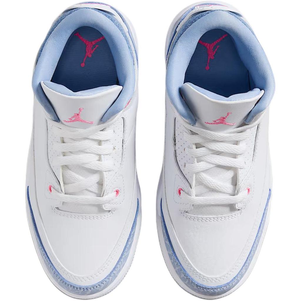 Air Jordan 3 Retro PS HQ0783-101 Preschool Leather Retro Lifestyle Sneakers