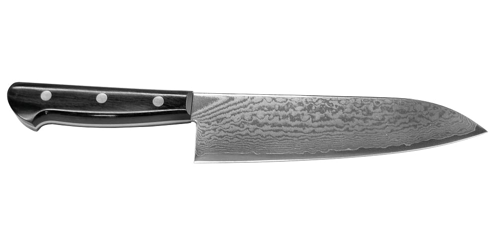 Iseya Jihei Damascus Knife Santoku 180mm G-5