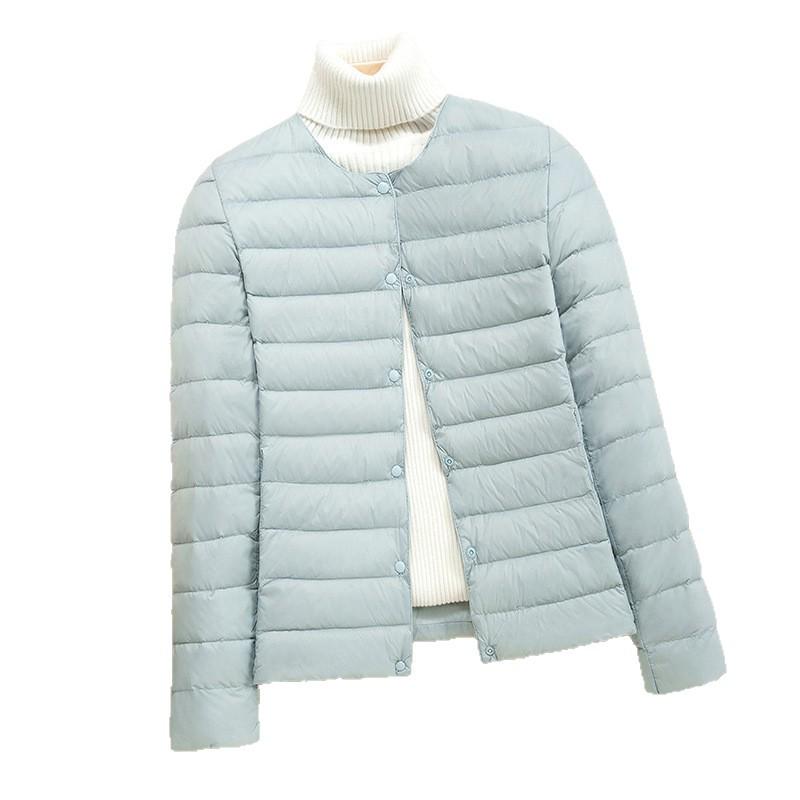 Chaqueta Corta Ligera de Algodón para Mujer con Forro Cálido - Moda para Primavera/Otoño