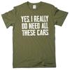 Men's Funny Car Enthusiast T-shirt Car Lover Birthday Gift Dad Husband Mechanic Garage Tee Shirt