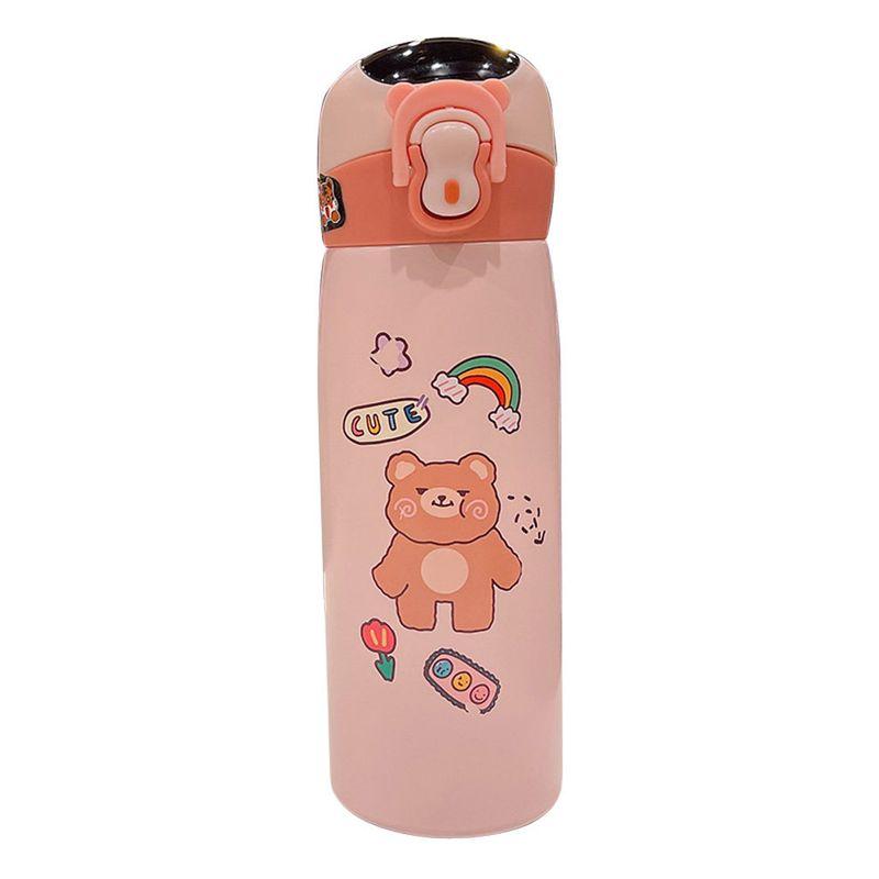 Large Capacity Thermos Cup Primary School Girls Water Cup with Straw Good-looking Maternity Cute Portable Children Cup