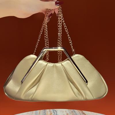 Small-scale Chain Crossbody Bag - Elegant Handbag for Socialites - Evening Dress Bag