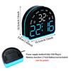 Ambient Light Digital Alarm Clock Temperature Display Desktop Clock LED Clock  Bedroom Use
