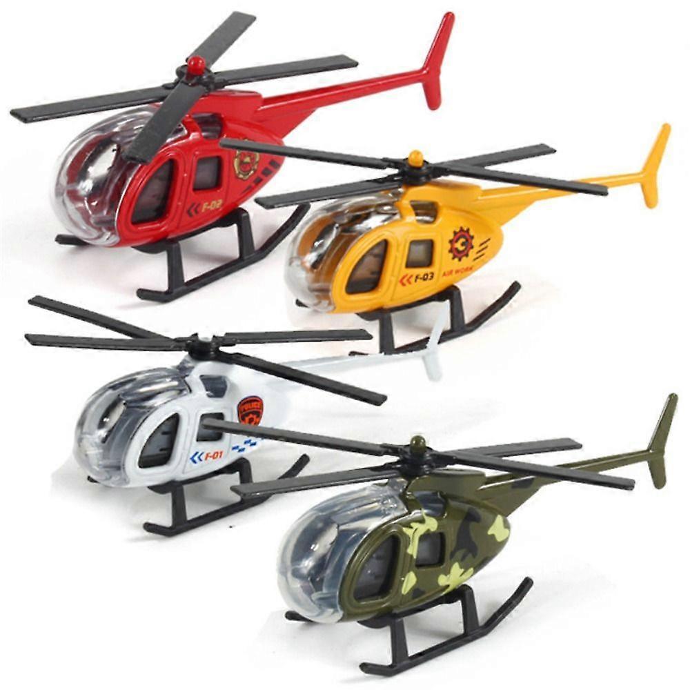 1 Peça Novo Helicóptero de Brinquedo para Crianças Modelo de Avião em Liga Metálica Modelo de Voo Metálico Simulado Brinquedo Sonoro e Luminoso Presente para Crianças
