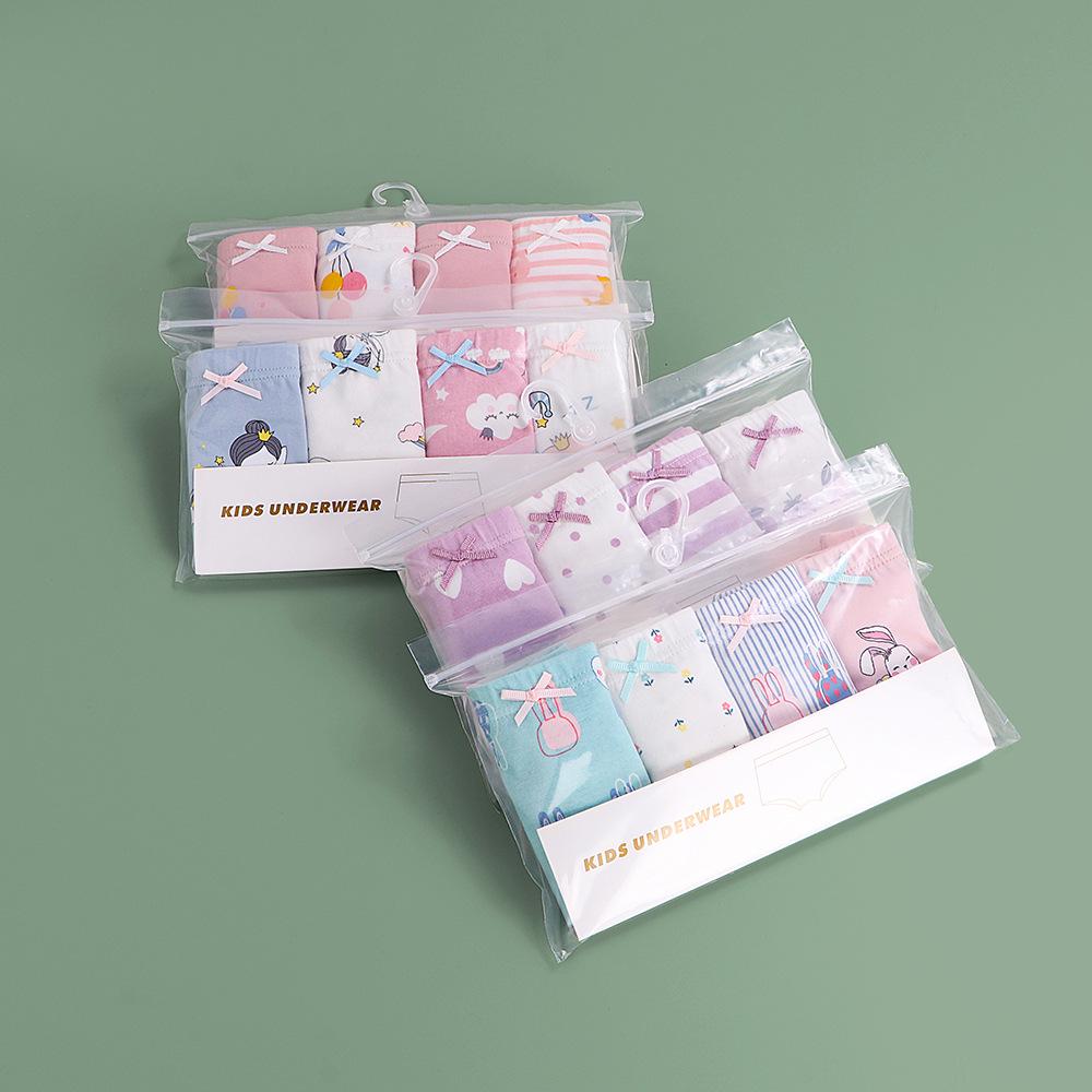 Mädchen-Baumwollslips im koreanischen Stil, Sommer-Viereckshorts, Klasse-A-Unterwäsche für kleine und mittelgroße Kinder