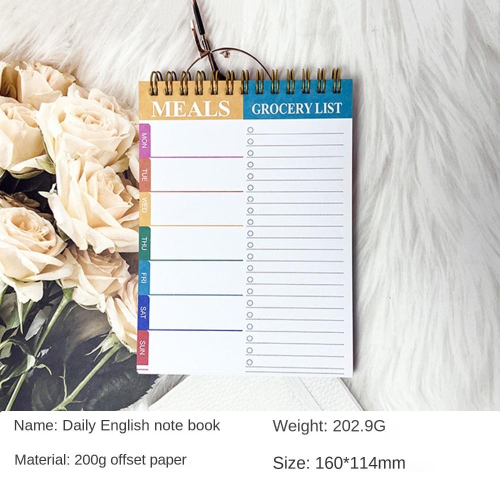 Schedules Weekly Meal Planner Pad To Do Planner List Pad  Desk Task Planning Work
