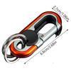 Car Keychain Creative Key Holder Men Fashion Camping Climbing Metal Key Ring Car Styling Auto Car Keyring Accessories