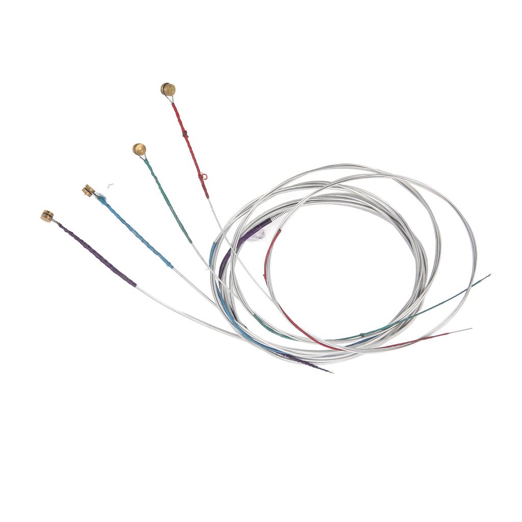 4 Stück Cello Saiten Kupfer Nickel Zinklegierung Zubehör für Größe 4 4 Musikinstrumente