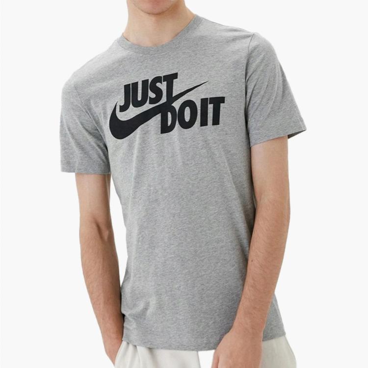Nike Logo Round Neck Letter Short Sleeve T-Shirt Men Tops DX1989-063