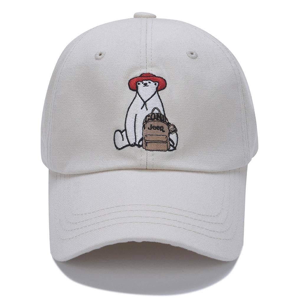 Jeep Unisex Bag Bear Embroidered Ball Cap JP1GCU022