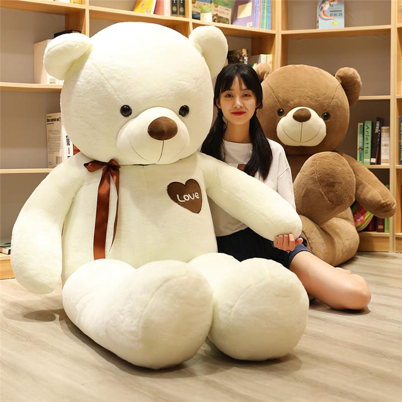 Large Hug Bear Doll Plush Teddy Bear Doll Bed Sleeping Pillow Ragdoll Birthday Gift Female