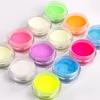 2g Mirror Effect Luminous Nail Powder Fluorescent Glitters Manicure Pigment