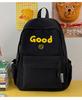 Schoolbag milk huhu gentle naked pink letter embroidered backpack fresh and sweet wind student party trip cute little backpack