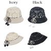 ALLINCOMPLETE Tide Crochet Hat Black