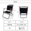 NINEHILLS Rover Chair LOW Low Style Lightweight Aluminum Compact Indoor Outdoor Camping Original British Army Folding Chair Folding (Black)