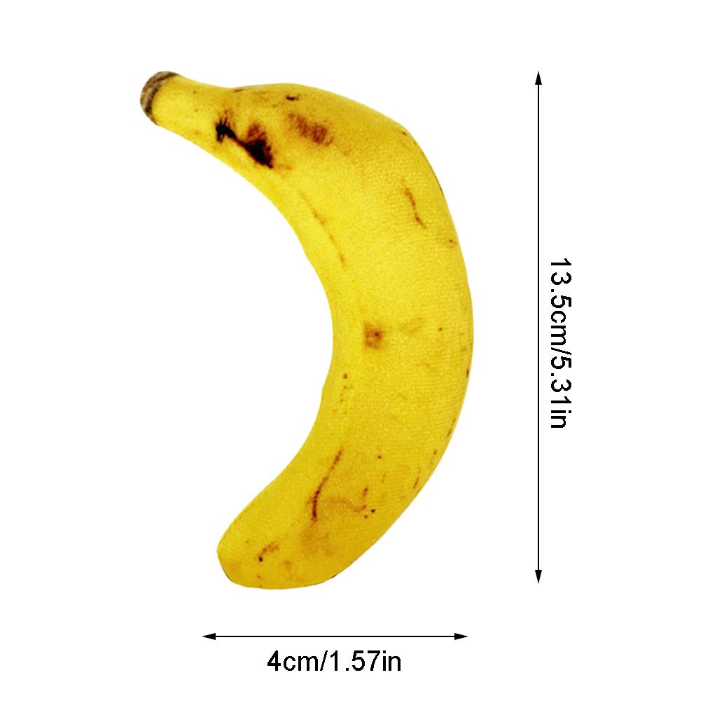 Interaktives Bananen-Spielzeug mit Katzenminze für Haustierkatzen 5 Stück Plüsch-Knabber- und Zahnschleifspielzeug für die Indoor-Beschäftigung von Haustierkatzen